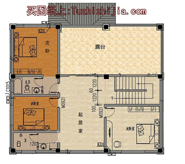 歐式三層小洋樓設計圖，外觀氣派，典雅、高貴