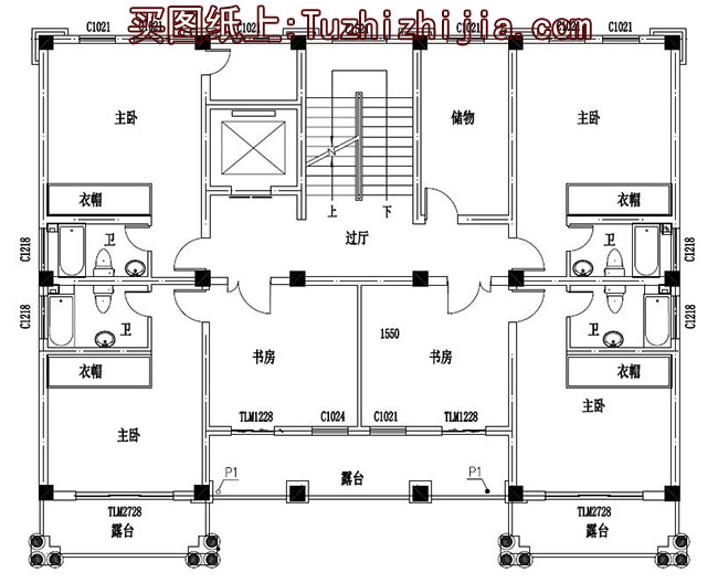 帶電梯高端四層別墅房屋設(shè)計(jì)圖，外觀圖大氣、上檔次