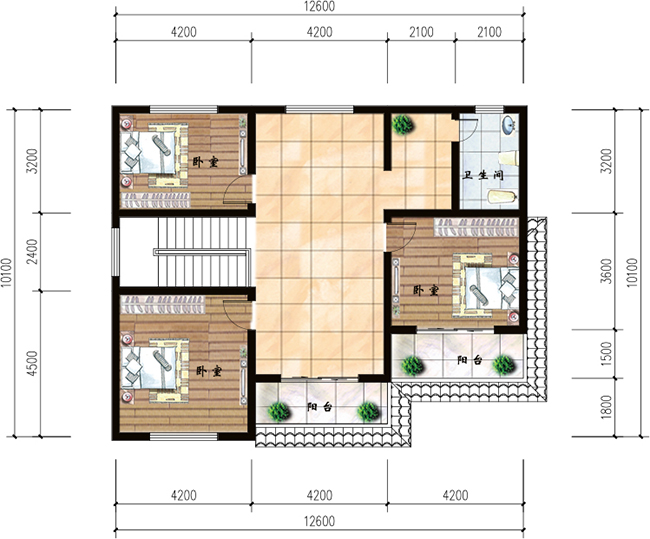 私家二層農村自建房設計圖及效果圖，造價20萬左右