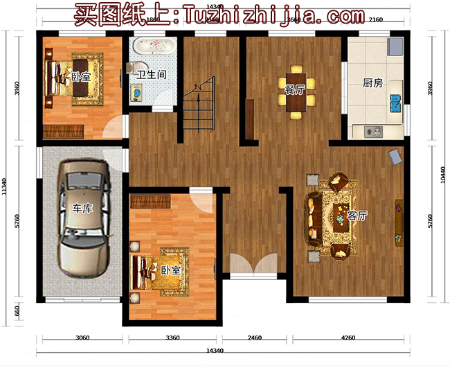 農村二層半別墅圖片大全，二層半別墅設計圖推薦