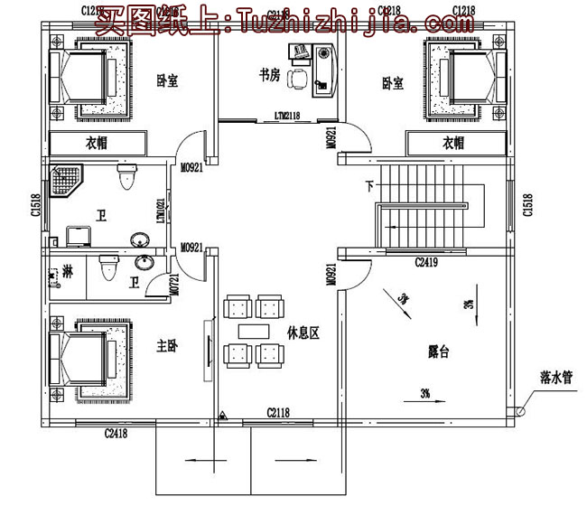 造價25萬農村二層小別墅設計圖，外觀效果圖美觀、精致