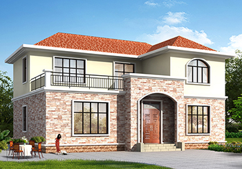 簡單農村自建二層樓房設計圖，南北通透