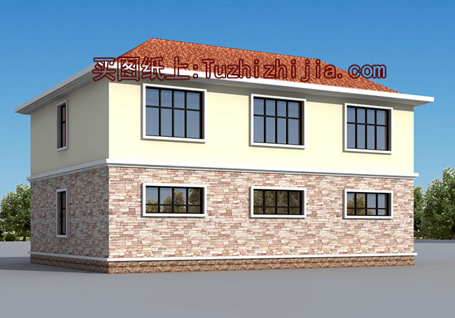 簡單農村自建二層樓房設計圖,南北通透