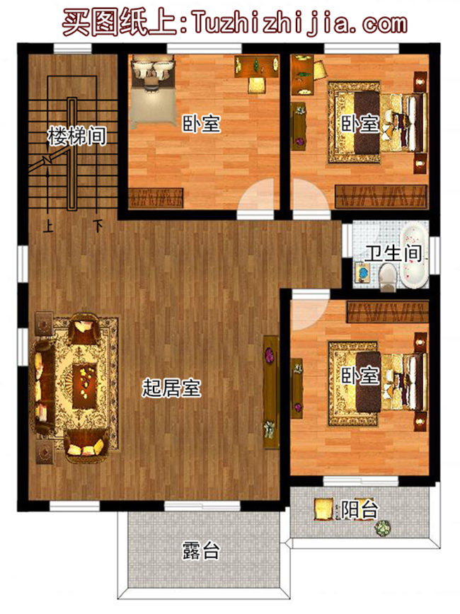 110平預(yù)算20萬內(nèi)三層別墅設(shè)計圖，含效果圖