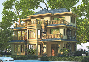 35萬內(nèi)三層自建別墅設(shè)計(jì)圖,外觀美觀,戶型舒適