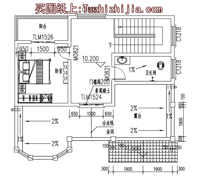 90平小戶型四層房屋設計圖，農村自建別墅推薦