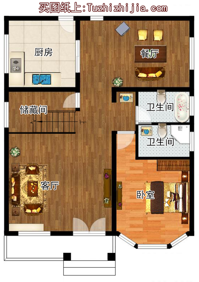 80-90平米自建樓房設(shè)計(jì)圖，農(nóng)村小別墅經(jīng)典戶型圖