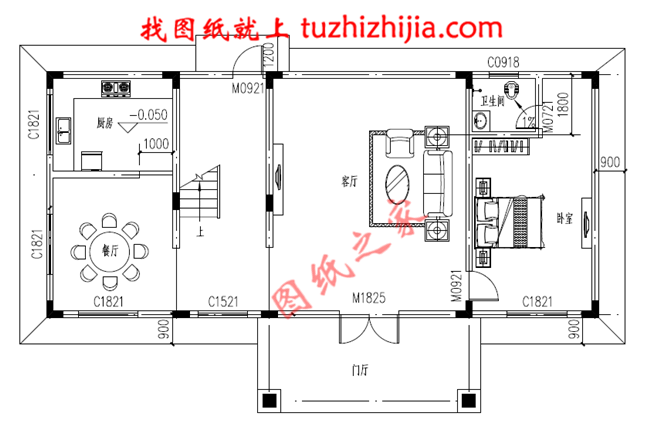 時尚大方的農村二層自建房屋設計圖紙，占地120平米左右