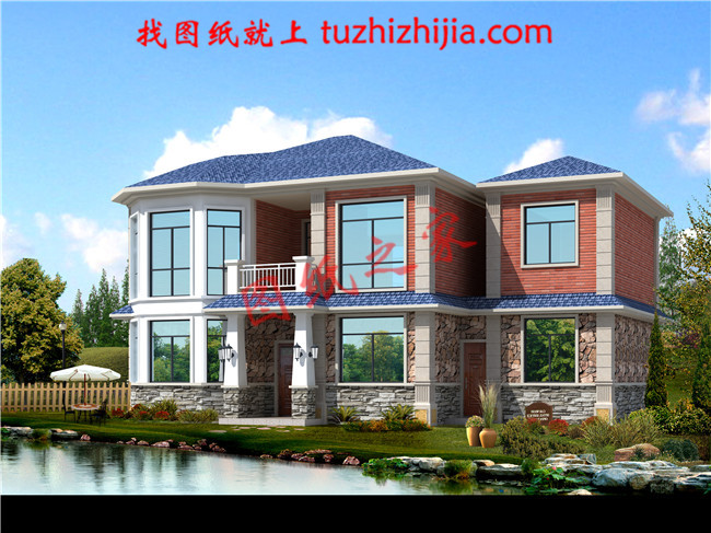 最新設計的農村二層自建房屋設計圖,占地180平米,經濟實用