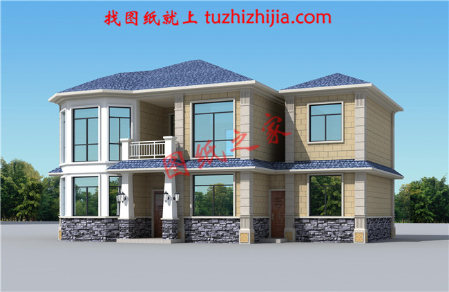 最新設計的農村二層自建房屋設計圖,占地180平米,經濟實用