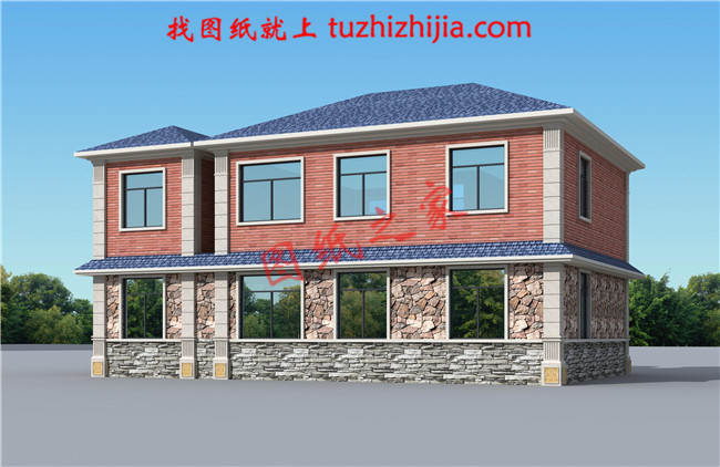 最新設計的農村二層自建房屋設計圖,占地180平米,經濟實用