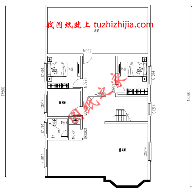 二層自建房屋設計圖,帶小院,帶地下室,外觀現代、時尚,內部布局合理