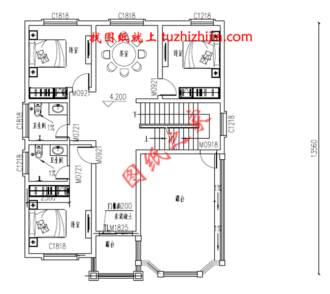 二層自建房屋設計圖,帶小院,帶地下室,外觀現代、時尚,內部布局合理