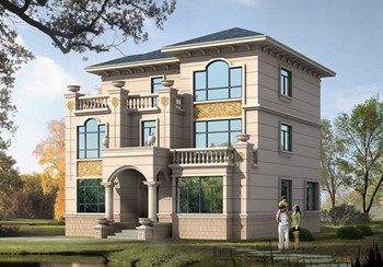 新農村三層小別墅設計圖紙,占地160平左右,好看不貴