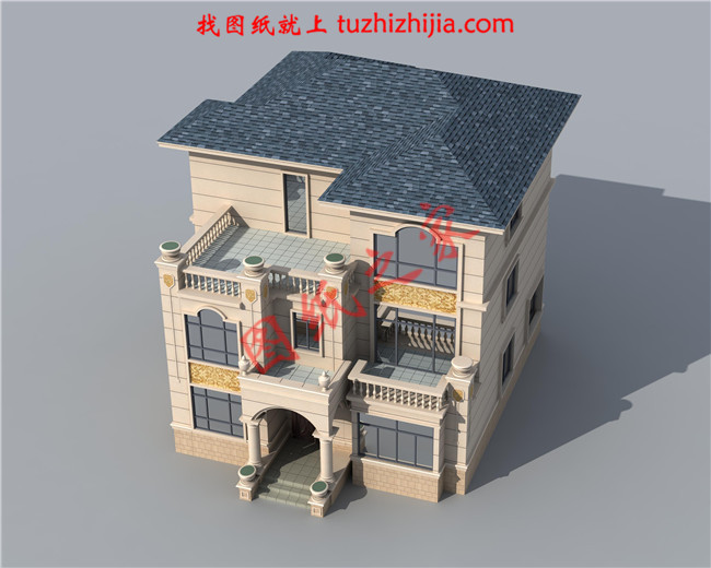 新農(nóng)村三層小別墅設(shè)計(jì)圖紙,占地160平左右,好看不貴