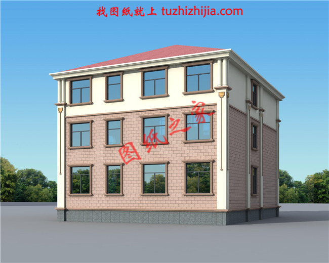 三層農村小別墅設計圖，占地200平米，陽光大氣