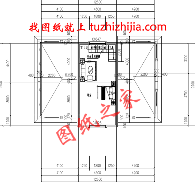 五星級土豪二層半小別墅,占地240平米,外觀大氣豪放