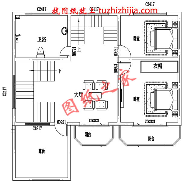 新農村三層自建房屋設計圖，占地120平米，工藝簡單