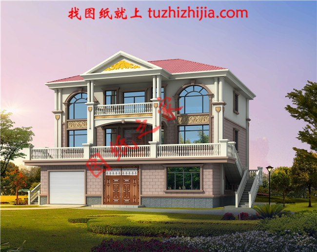 160平米三層別墅設計圖,功能齊全,外觀漂亮,適合和父母同住