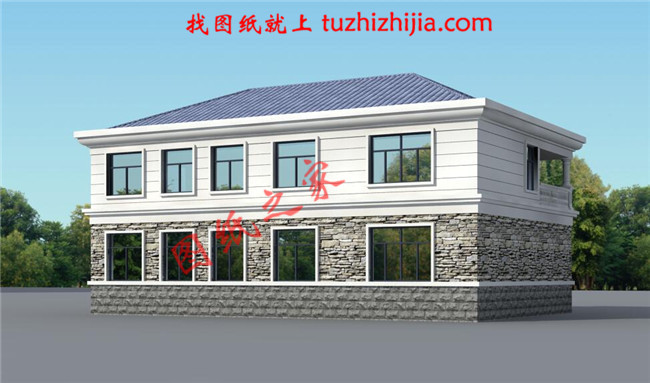 簡約大氣170平米二層別墅設計圖，戶型布局經典、實用，二樓空間利用率高，布局巧妙