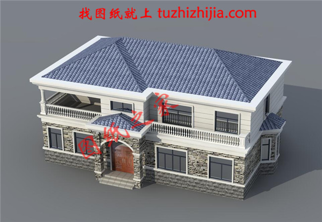 簡約大氣170平米二層別墅設計圖，戶型布局經典、實用，二樓空間利用率高，布局巧妙