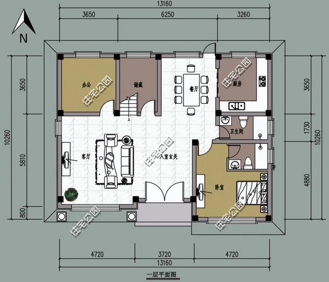 5套占地150平別墅設計方案圖，看完肯定不想城里買房了