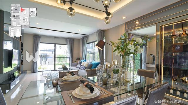 占地僅100平現(xiàn)代二層小別墅圖，地雖小，布局卻很合理