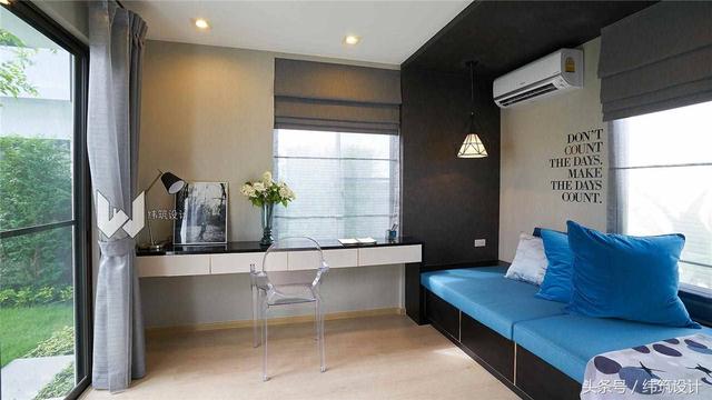 占地僅100平現(xiàn)代二層小別墅圖，地雖小，布局卻很合理