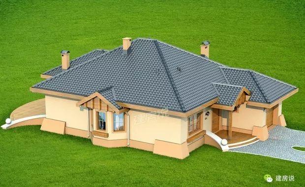 2套美式一層別墅圖，顏值高，人見人愛