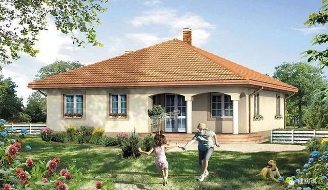 2套美式一層別墅圖，顏值高，人見人愛