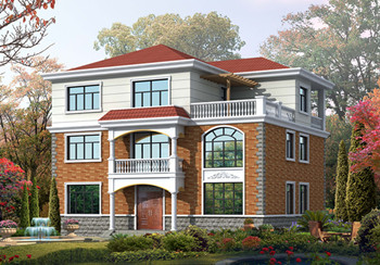 三層新農(nóng)村房屋設(shè)計(jì)圖，占地150平米，帶露臺(tái)，多臥室戶(hù)型