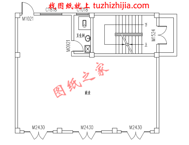 三層農村小別墅設計圖,一層帶商鋪,占地110平米,經濟實用