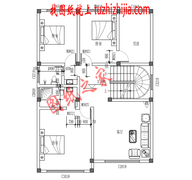小戶型農村三層房屋設計圖，占地120平米，布局非常合理，外表典雅華美