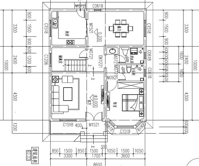 不攀比，80平方米房屋設計圖精選，夠用、經濟就好
