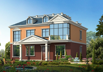 適合農村建造的二層房屋設計圖紙及效果圖，帶悶頂層，占地150平米左右