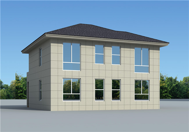 農村現代新式二層樓房設計圖，超時尚