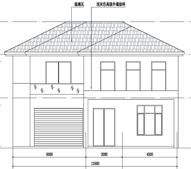 農村現代新式二層樓房設計圖，超時尚
