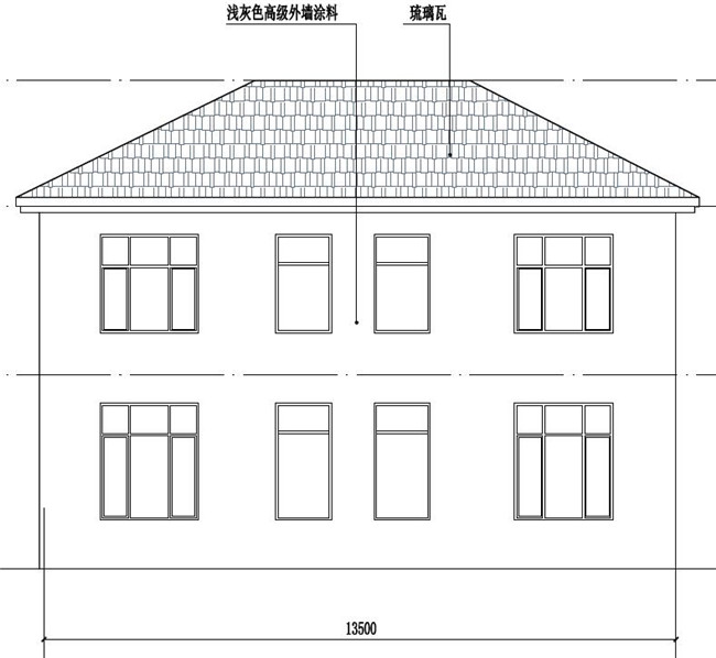 農村現代新式二層樓房設計圖，超時尚