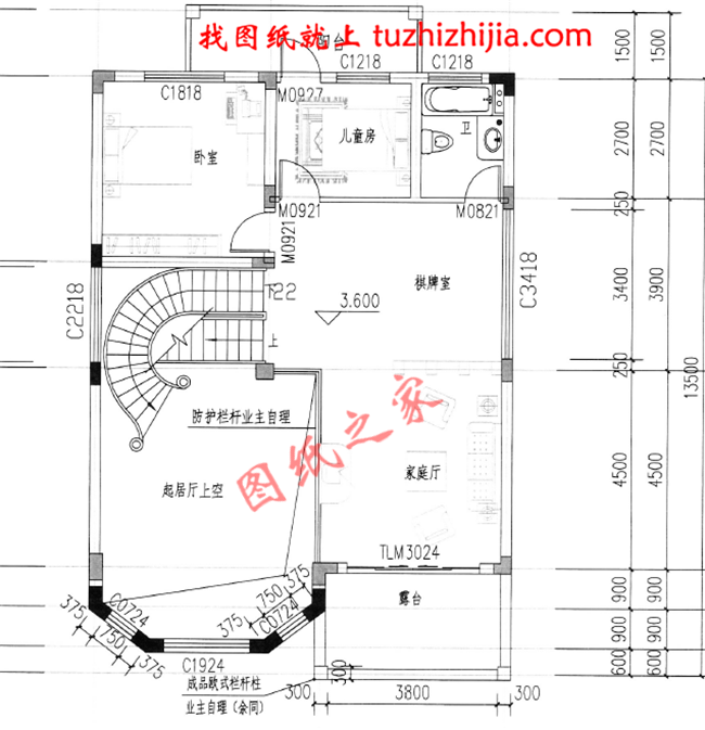 三層新農村自建房屋設計圖紙，占地120平米左右，此戶型是個開間小，進深大的戶型
