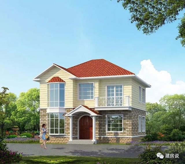 別不信！20萬就能建的二層小樓圖，簡單、經濟