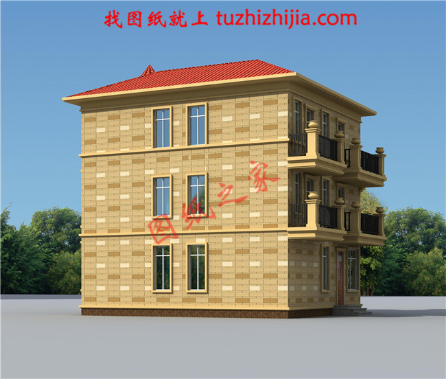 2018年最新三層房屋設計圖紙,12米×11米,實用接地氣