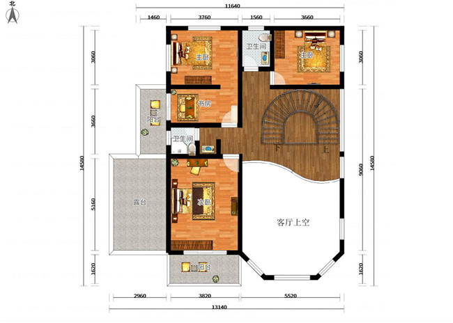 實拍農村三層經典別墅實景圖，美極了
