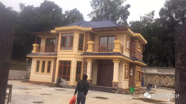 12*11米農村別墅戶型圖，附建好的實拍圖+全套圖紙