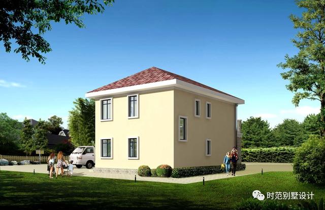 20萬就能建的小戶型二層別墅圖，就20萬你沒看錯哦