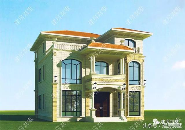2款造價40萬的三層別墅設計方案，農村建超值