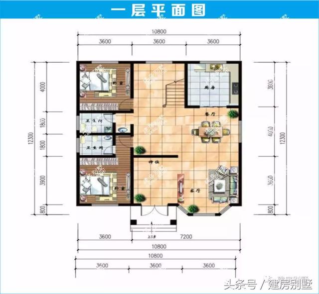 2款造價40萬的三層別墅設計方案，農村建超值