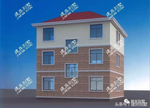 2款造價40萬的三層別墅設計方案，農村建超值