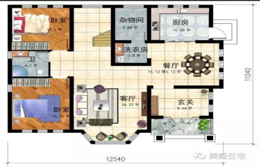 五款30萬搞定的二層別墅設計方案，帶戶型圖