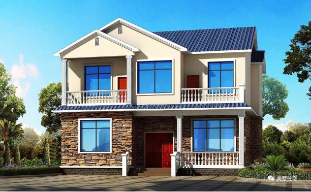 五款30萬搞定的二層別墅設計方案，帶戶型圖