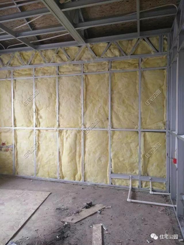 實拍一層輕鋼結(jié)構(gòu)施工過程，附平面戶型圖